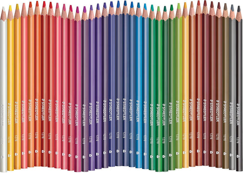 Staedtler Colored Pencils, Triangular Barrel, 4mm, 36 Pieces (1278CM36A6)...