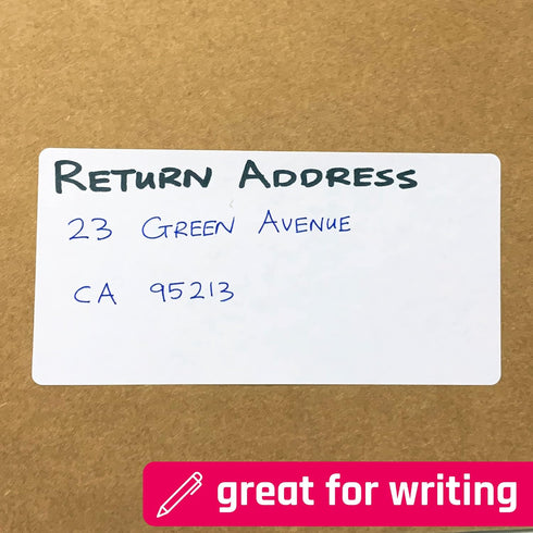 60 Pack, Large Labels for Storage Bins, Organizing - White, 6" x 4"...