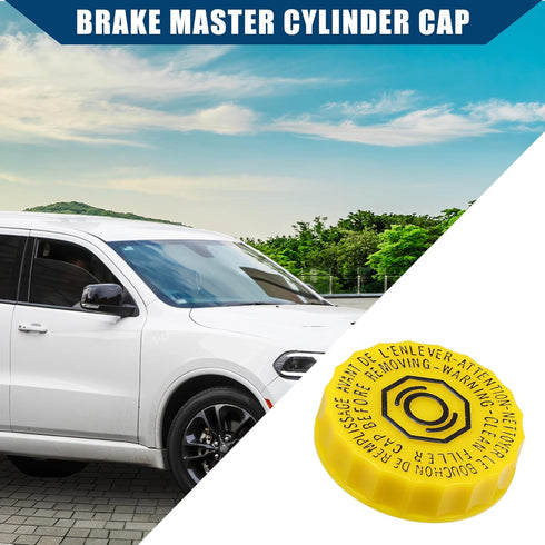 No.4683656AB / Brake Master Cylinder Reservoir Cap for Dodge Journey 2009-2020 for Jeep Wrangler 2001-2017 / Master Cylinder Cap/Front/Durable Pla...