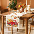 Bonsai Tree Fall Table Runner, Fall Runner for Table 13 x 72 Inch, Autumn Pumpkin Red Truck Runners for Home Kitchen Dining Decoration...