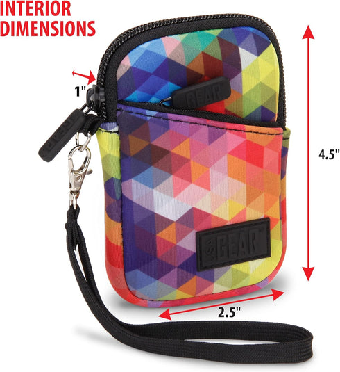 USA Gear Small Digital Camera Case with Wrist Strap, Belt Loop - Camera Case Small Compact Compatible with Canon Powershot Elph, Pouch G7 Mark iii...