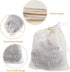 20PCs Cotton Muslin Bags with Drawstring, 3x4 Inches Reusable Sachet Bags, Spice Bags for Cooking Soup, Natural Unbleached Tea Bags for Loose Tea,...