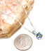 Uloveido 10mm Simulated Mystic Topaz Rainbow Heart Cubic Zirconia Solitaire Pendant Necklace Platinum Plated Y891...