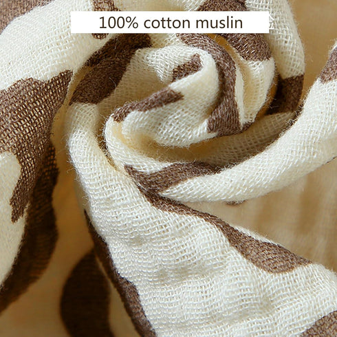 Lovey Blanket for Boys and Girls, Organic Cotton Muslin Security Blanket for Babies, Soft Breathable Lovie Soothing Towel for Newborn and Infant (...