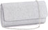 Women's Evening Bag Silver Square Exquisite Handbag Crossbody Shoulder Bag Purses for Dressy Party Prom Wedding...