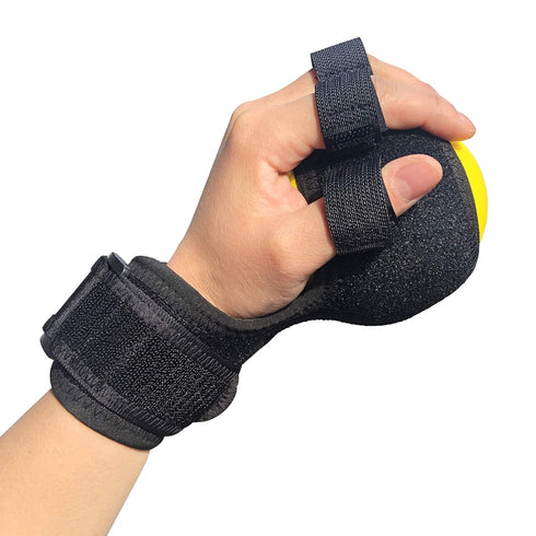 Anti-Spasticity Ball Splint & Finger Posture Corrector for Stroke Hand, Functional Split-fingered Hand Wrist Support, Orthosis Rehabilitation For ...
