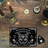 CREATCABIN Black Cat Wood Spirit Board Talking Boards Pendulum Board Wooden with Planchette Dowsing Divination Kit Spirit Hunt Metaphysical Messag...