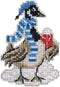 Mill Hill Canada Goose Beaded Counted Cross Stitch Ornament Kit 2023 Winter Holiday MH182334, 2.25" x 3.25", Multi...