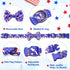 BiPawTi American Flag Dog Collar with Bowtie, 4th of July Dog Collar Holiday Pet Gift, Blue Pride Patriotic Dog Collar, USA Dog Collar for Indepen...