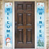Welcome Hello Winter Porch Banner Snowman Cardinal Christmas Xmas Holiday Front Door Sign Wall Hanging Party Decoration...