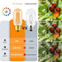Amber Light Bulb,Dimmable Tubular led Bulb, T45 edison LED Bulbs, 60W Equivalent, 6W 500lm, 2200K Warm White, LED Filament Bulbs with 80+ CRI, Pac...