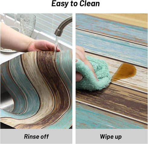 Coffee Bar Mat for Countertops Coffee Mat Dish Drying Mat for Kitchen Counter Absorbent Hide Stain Rubber Backed Dish Mat Drying Kitchen Mat Coffe...