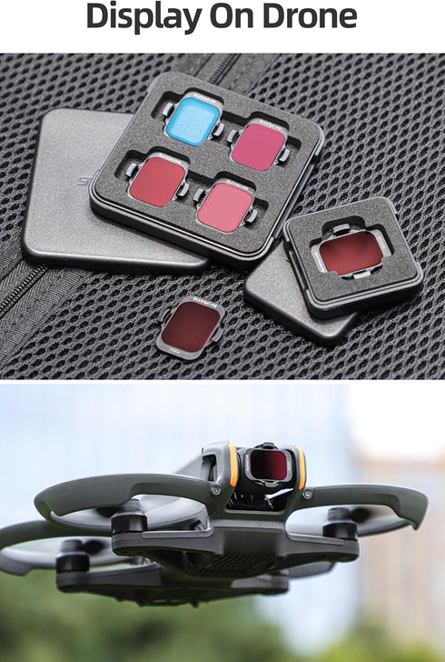 Camera Lens Filters Compatible for DJI AVATA 2,ND Filter Set UV CPL ND8 ND16 ND32 ND64 ND128,Optical Glass Filters Drone Lens Accessories (ND8)...