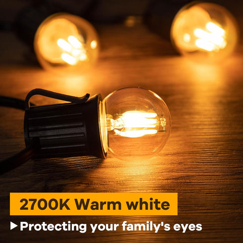 3 Watt Dimmable Low Wattage LED Bulbs Equivalent to 25 Watt Light Bulbs,E26 Standard Base G40 Small Globe Light Bulbs,2200K Warm Light for Bedroom...