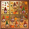 Spring Autumn Window Clings Fall Decor Thanksgiving Decorations Double-Sided Reusable Peel and Stick Removable for Glass Living Room Nursery Room ...