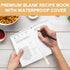 Elegant Hard Cover Recipe Journal – Blank Recipe Book for Personal Culinary Creations – Perfect Cookbook for Organizing and Writing Your Own Recip...