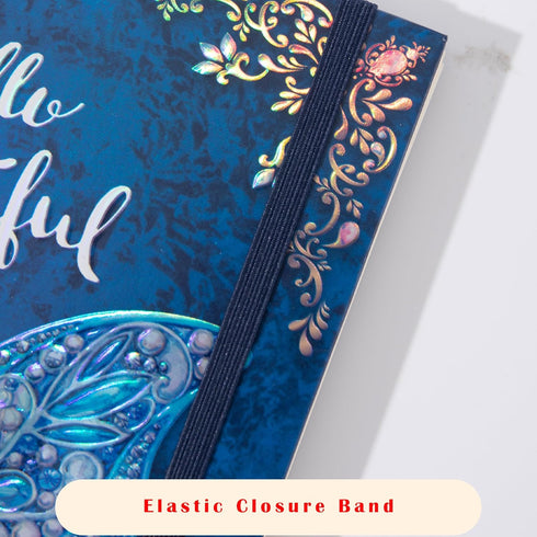 Spiral Notebook Journal-Journal for Women-College Ruled Journals for Writing-B5 3D Butterfly Embossed Hardcover Notebooks -192 Pages Lined Paper f...