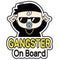GEEKBEAR Baby on Board Car Sticker - Character Design, Reflective, Weather-Resistant (27. Hiphop Baby)...