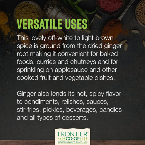 Frontier Co-op Organic Ground Ginger Root 4.09oz...