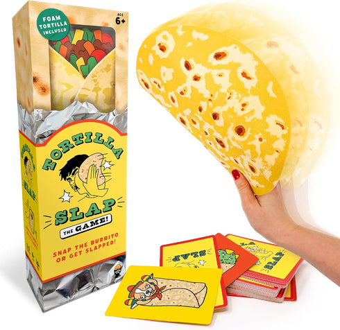 Exciting Tortilla Slap Family Game - Fun Family Games for 6+ Year Olds, 2-8 Players - Party Games for Adults & Kids - Perfect for Indoor & Outdoor...