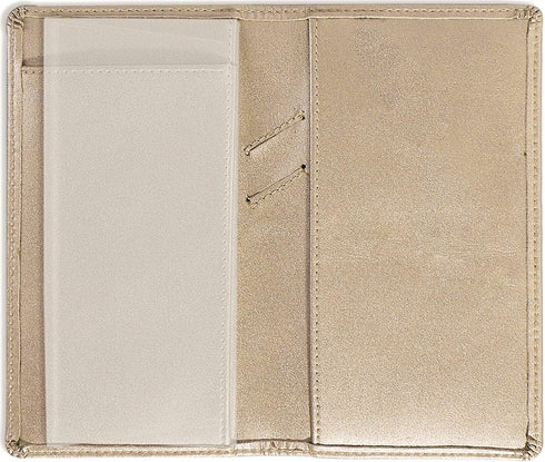 Sanlykate Leather Checkbook Cover for Men and Women, Check Book Case Card Holder with Free Divider, Standard Register Duplicate Checks with pen in...