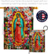 Our Lady of Guadalupe Flag Home Decor Faith Hope Grace Grave Yard Decorations For Cemetery Peace Dove Religious Decoration Religion Easter Garden ...