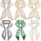 6 Pcs Women's Handbag Scarf Head Scarf for Hair Purse Scarf Handle Ribbon Satin Neck Scarf Neckerchief...