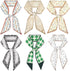 6 Pcs Women's Handbag Scarf Head Scarf for Hair Purse Scarf Handle Ribbon Satin Neck Scarf Neckerchief...