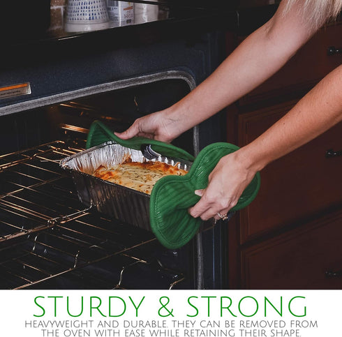 PLASTICPRO [2 Lb 10 Pack Disposable Loaf Pans Aluminum Tin Foil Meal Prep Bakeware - Cookware Perfect for Baking Cakes, Bread, Meatloaf, Lasagna 2...