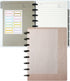 Yoment Discbound Notebook Customizable Spiral Journal Refillable 5 Subject Notebook with Removable Pages 120 Wide Ruled Disc Planner with 6 Binder...
