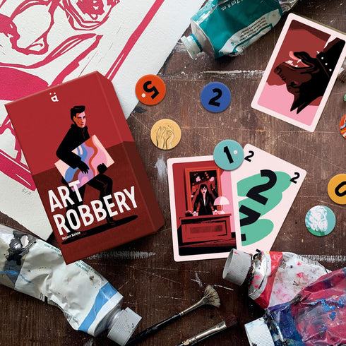 Art Robbery Card Game - Strategic Heists and Cunning Thieves! Fun Family Game for Kids and Adults, Ages 8+, 2-5 Players, 20 Minute Playtime, Made...