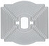 13pcs Nesting Frame Background Metal Die Cuts,Wedding Net Irregular Square Frame Cutting Dies Cut Stencils for DIY Scrapbooking Decorative Embossi...