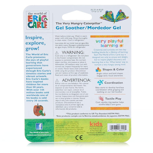 KIDS PREFERRED The Very Hungry Caterpillar Gel Soother 96420 The World of Eric Carle...
