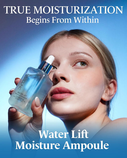Water Lift Moisture Ampoule for Dry Skin | Deeply Hydrating Serum for Face | Fortifying Facial Serum & Ampoule Korean Skin Care | Highly Moisturiz...