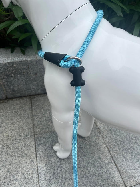 Slip Lead Dog Leash(6ft)?Strong Nylon Rope Leash Anti-Choking Anti-Pull and Outdoor Walking Training Lead for Small Medium Large Dogs (Light Bule,...