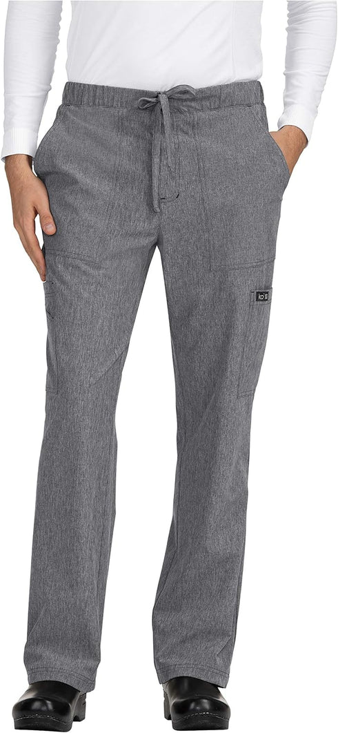 KOI Basics for Men 605 Luke Pant (Heather Grey, Large)...