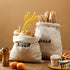Woanger Linen Bread Bags Burlap Reusable Drawstring Bread Bags 12 x 15 Inch Unbleached Loaves Pastries Pouch Handmade Food Storage for Bakery Bagu...