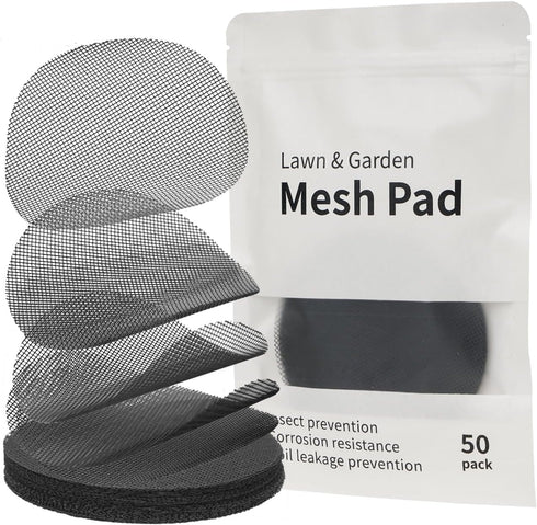 50Pcs Flower Pot Hole Mesh Pad Garden's Drainage Mesh Hole Screens Prevent Soil Loss Anti (2"x2")...