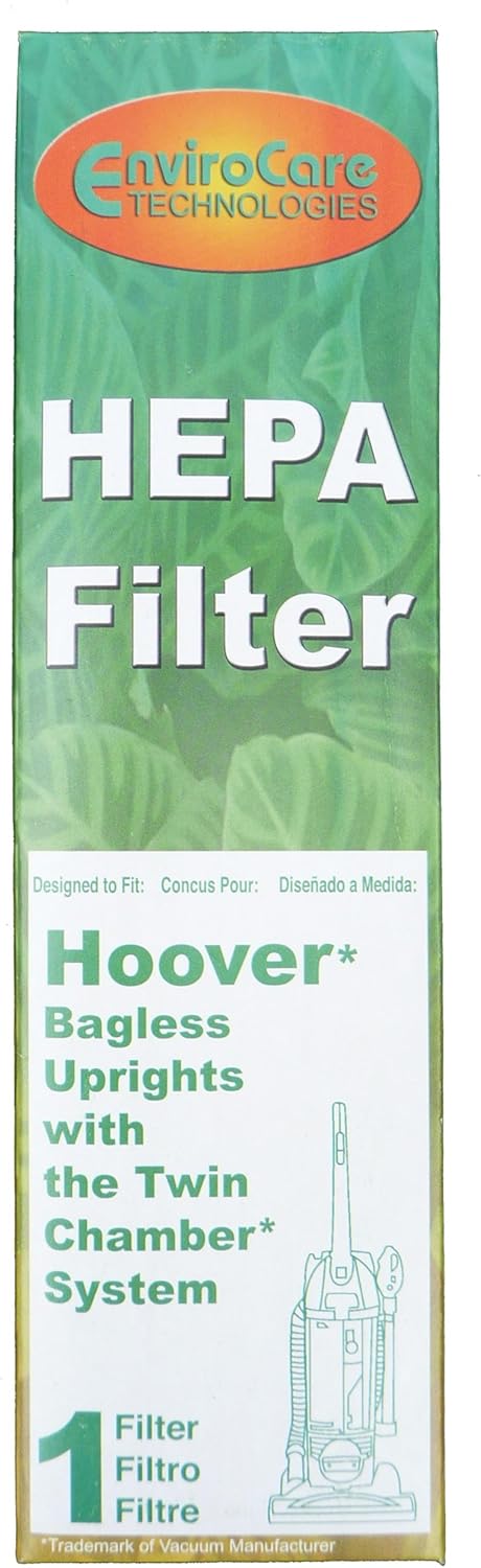 EnviroCare Replacement HEPA Vacuum Cleaner Filter Made to fit Hoover Windtunnel Empower & Savvy Bagles Uprights...