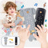 Toddler toys - Baby Remote Control Toy with Elephant Silicone Cover - Educational Musical Baby Toddler toys with Realistic Play, Lights, and Sound...