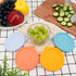 1 Cup Silicone Replacement Lids Storage Cover for Anchor Hocking Glass Bowls (Container not Included) 4 Pack Microwave, Dishwasher and Freezer Saf...