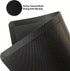 WK Extra Thick Foldable Cutting Boards with Lip, Flexible Plastic Cutting Board Mats for Kitchen, Black Cutting Boards for Meat, Nonslip Cutting M...