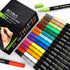 SAMA Acrylic Paint Pens 28 Color Acrylic Paint Pens Paints on Rock, Wood, Metal, Plastic, Glass, Canvas, & Ceramic. Water Based, Extra Fine Tip, S...