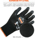 Nitrile Coated Work Gloves, High Dexterity, Ergodyne ProFlex 7001, Medium,Black...