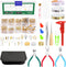Keadic 950Pcs Jewelry Making Supplies Kit Includes Jewelry Wires, Eye Screw Pin, Jump Ring, Cord End, Lobster Clasps, Earring Hooks, Mini Jewelry ...