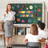 Dog Paw Bulletin Board Set Pawsitive Behavior Classroom Bulletin Board Decoration Dog Paw Prints Cutouts Trim Borders Paw Prints Cutouts for Educa...