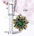 LAXPICOL Vintage Women's Austrian Crystal Elegant Flower Brooch Wedding Broach Pin...