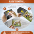 JUZARI 10 Pack 4x6 Magnetic Picture Frames for Refrigerator - Magnet Picture Frames for Fridge - Magnetic Photo Sleeves - Magnetic Photo Pockets -...