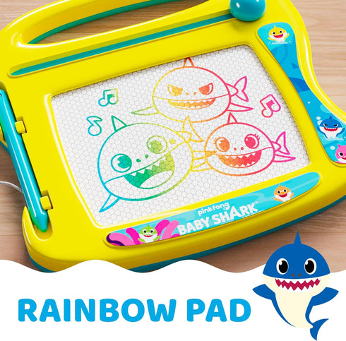 Lollipop Baby Shark Travel Magnetic Drawing Board for Boys or Girls, On The Go Drawing Board...