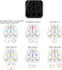 Europe to US Plug Adapter EU/UK/AU/in/CN/JP/Asia/Italy/Brazil to USA (Type A & B) American Travel Adapter and Converter, Wall Outlet Power Charger...